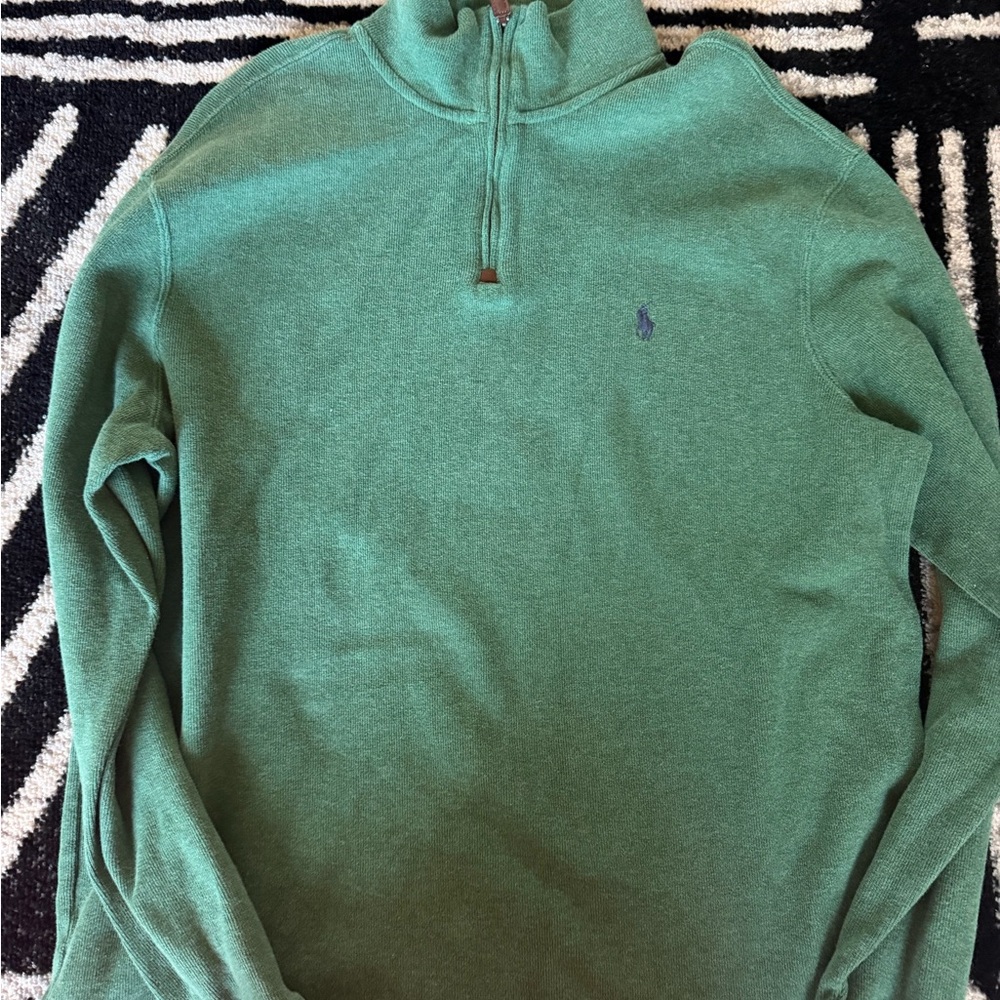 Polo Ralph Lauren Forest Green Zip-Up Sweater